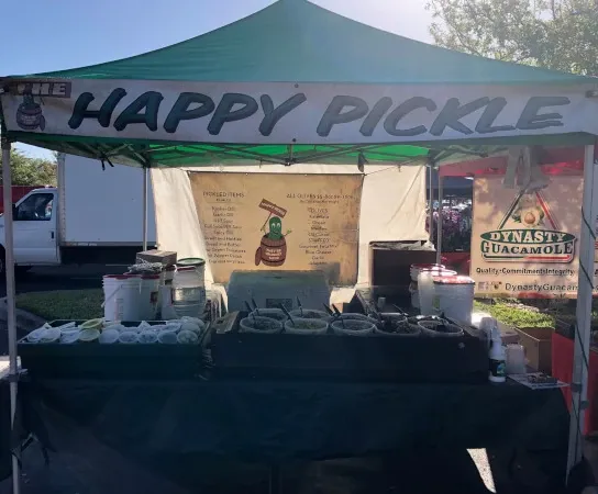 The Happy Pickle Market Tent